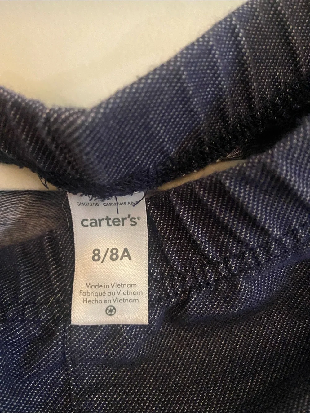 Carter's Dark Navy Elastic Waist Pull-On Pants